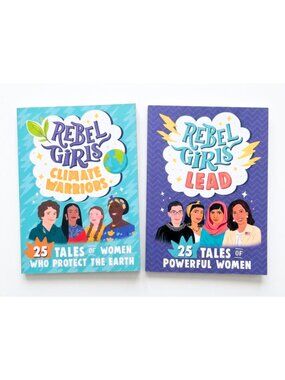 PAPERBACK Rebel Girls Series Bundle - Climate Warrior and Lead  NEW